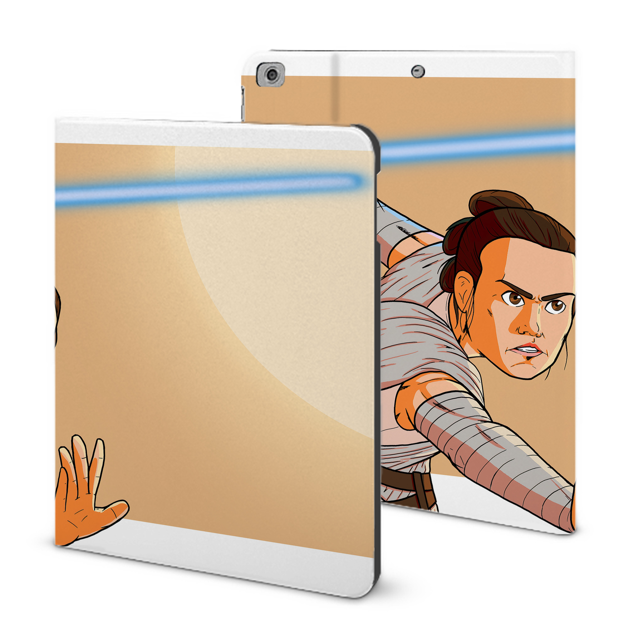 （画像用） スター・ウォーズ Star Wars IPad ケース ブック型 PUレザー TPU 耐衝撃 軽量 薄型 ペン収納なし 全面保護 IPad 各モデル対応